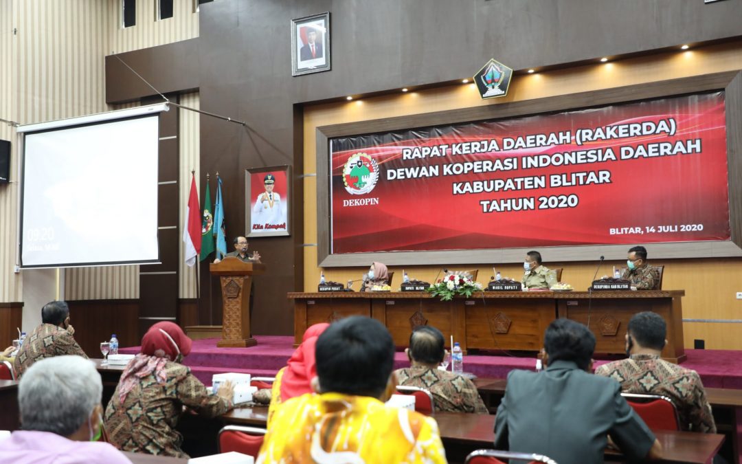 Pemkab Blitar Gelar Rakerda Dekopinda Kabupaten Blitar