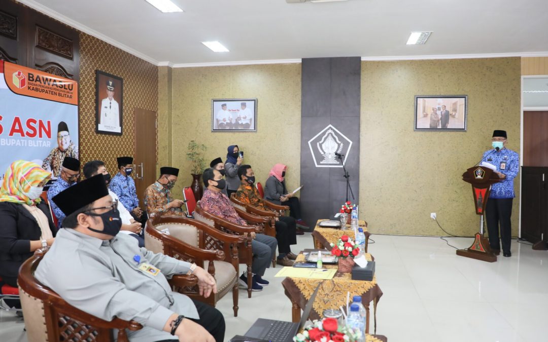 Menjelang Pilkada 2020, Pemkab Blitar Gelar Sosialisasi Netralitas ASN