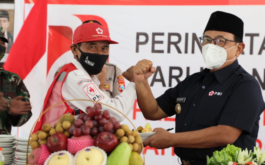 Peringati HUT PMI 2020, PMI Kabupaten Blitar Adakan Upacara Virtual