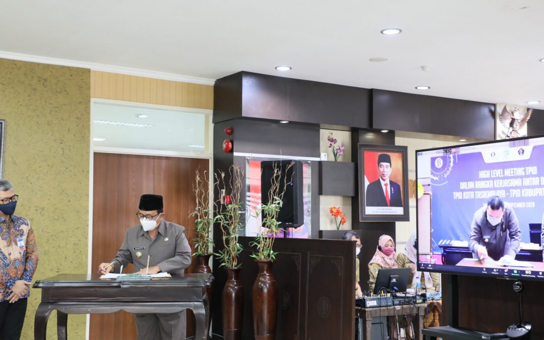 Melalui Virtual Pemkab Blitar Lakukan MoU dengan Pemkot Tasikmalaya dan Dekopin