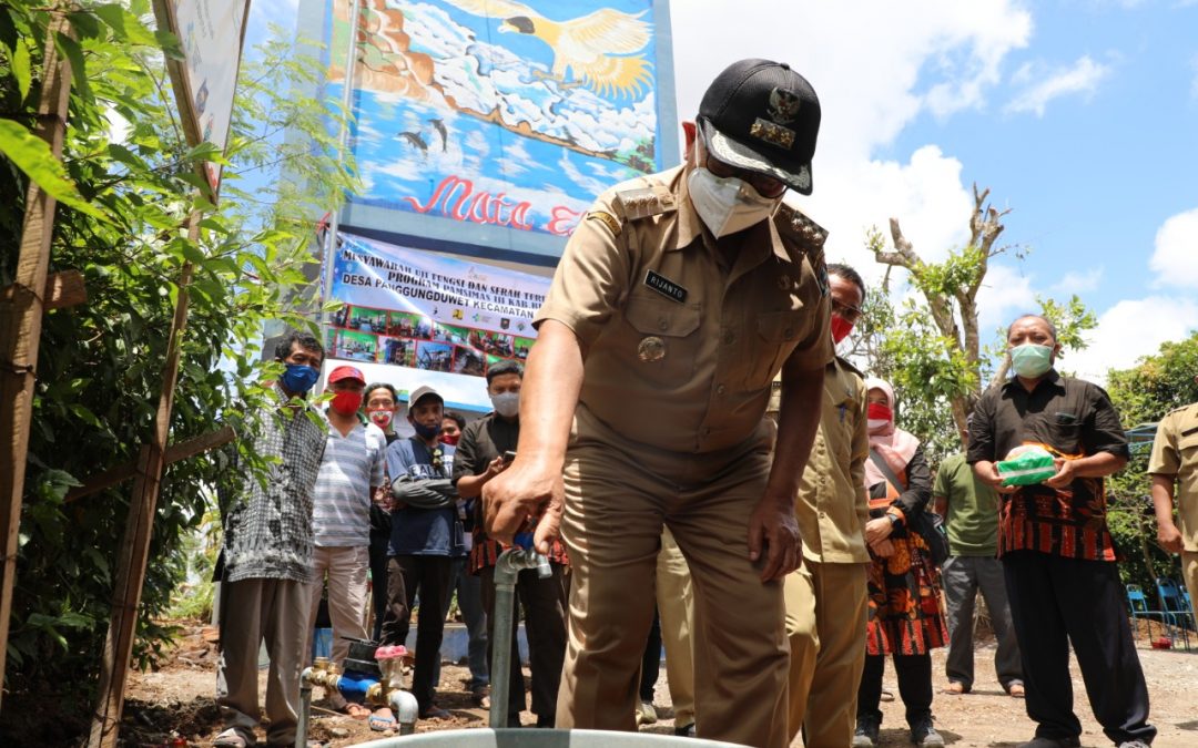 Antisipasi Kekeringan, Bupati Blitar Tinjau Pamsimas III di Kademangan
