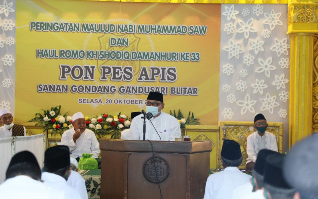 Haul Romo KH Shodiq Damanhuri ke-33, Pjs Bupati Blitar Ajak Masyarakat Tetap Istiqomah Berjuang pada Nilai-nilai Keagamaan