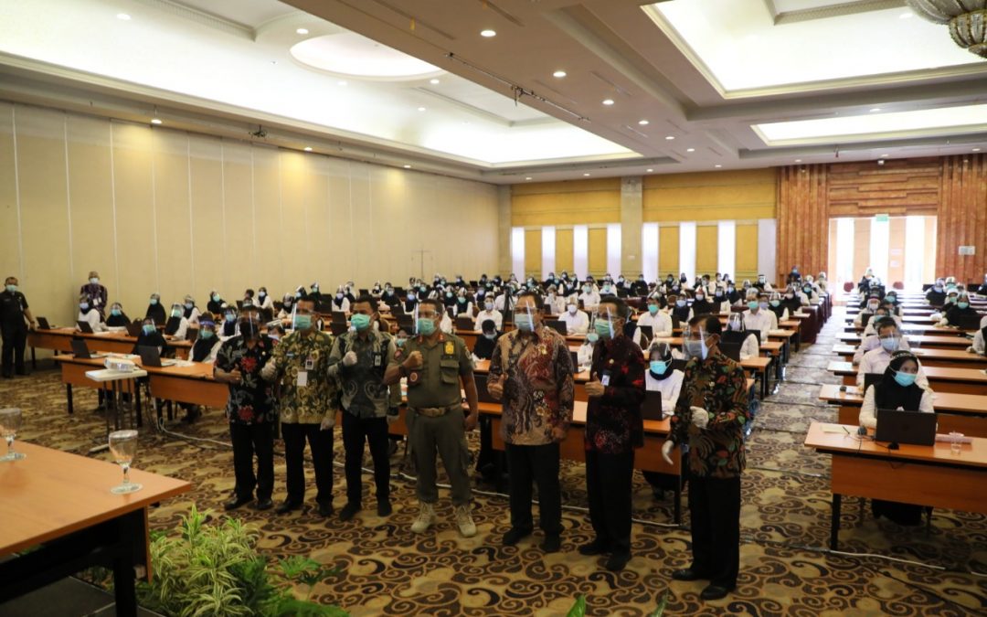 Pjs Bupati Blitar Beri Semangat Peserta Tes SKB CPNS Formasi 2019