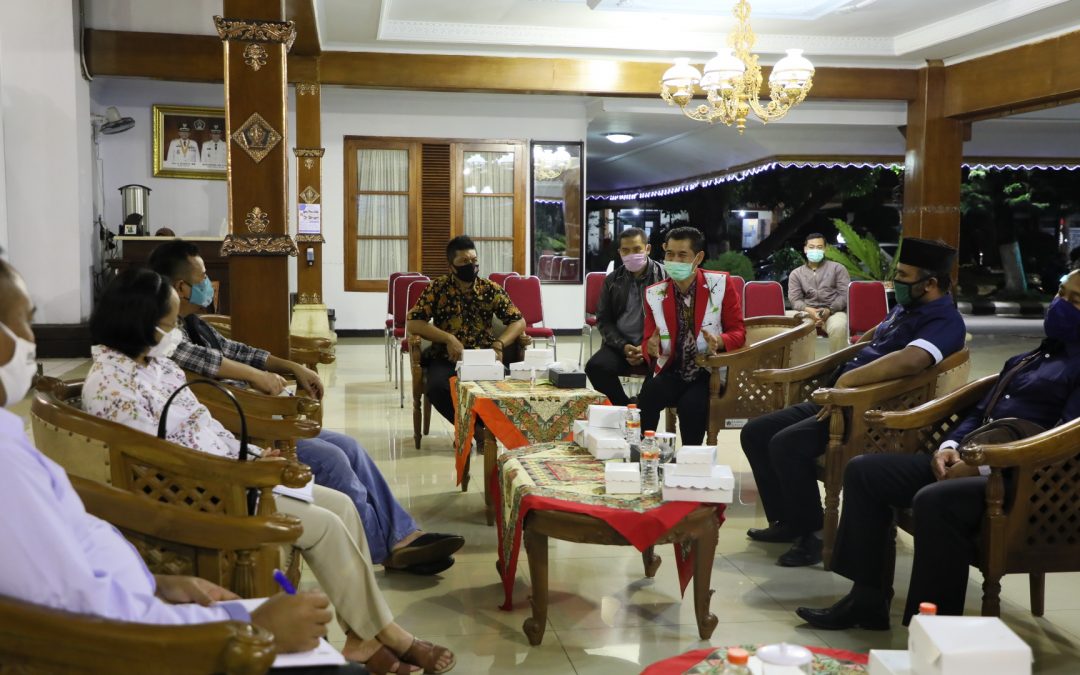 Gugus Tugas Penanganan Covid-19 Kabupaten Blitar Musyawarah dengan Paguyuban Seni