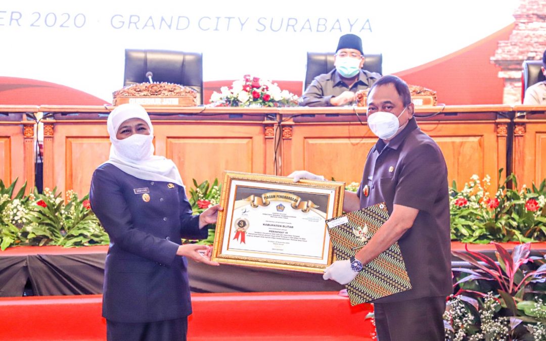 Pemkab Blitar Terima DIPA dan Alokasi Transfer ke Daerah dan Dana Desa TKDD Tahun 2021