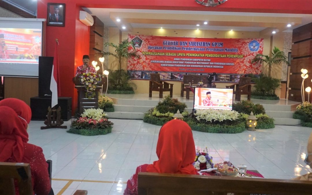Gebyar dan Sarasehan GP3M Dispendik Kabupaten Blitar Dorong Perempuan Mandiri