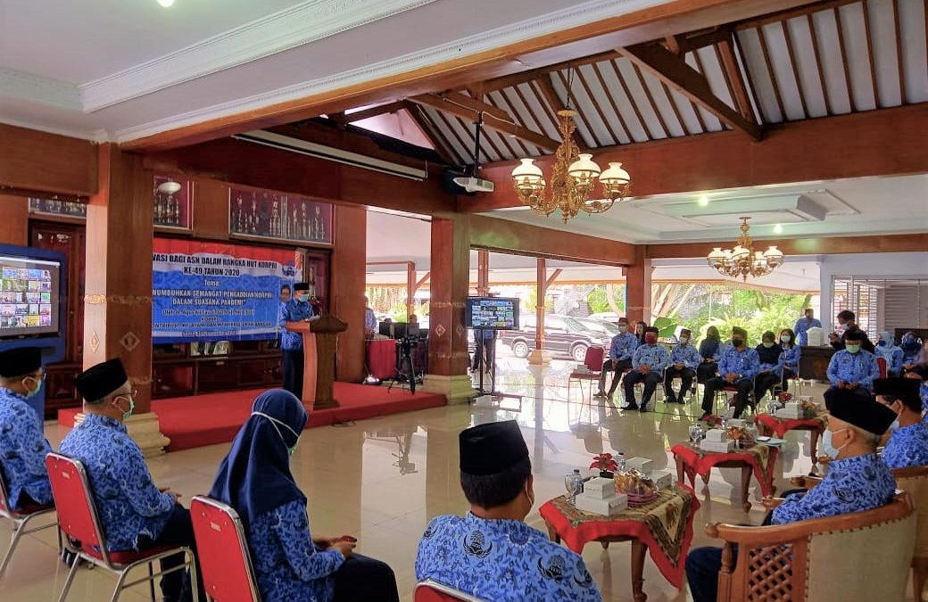 Pemkab Blitar Berikan Motivasi kepada Anggota KORPRI