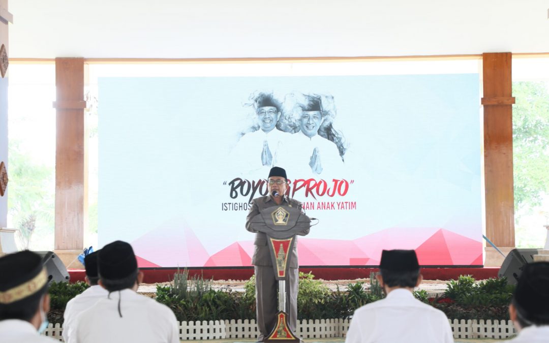Ingin Corona Segera Sirna, Pemkab Blitar Beristighosah dan Santuni Anak Yatim