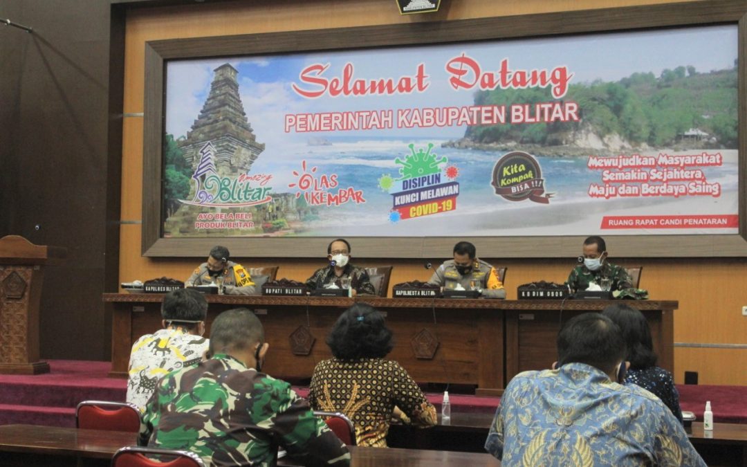 Kendalikan Laju Covid-19, Pemkab Blitar Akan Terapkan Protokol Kesehatan Secara Optimal