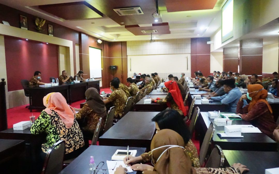 DPMD Kabupaten Blitar Laksanakan Rakor Bahas Persiapan Pelaksanaan APBDes dan Pelaksanaan Dana Desa Tahun 2021