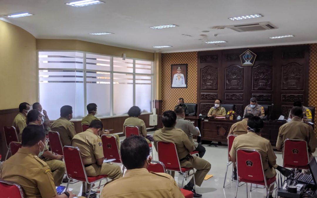 Rapat Evaluasi Pelaksanaan PPKM di Kabupaten Blitar