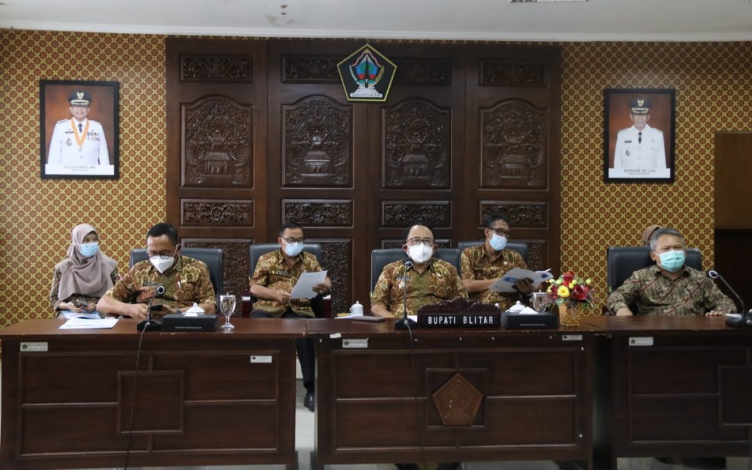 Bupati Blitar Ikuti Rilis Hasil Sensus Penduduk 2020