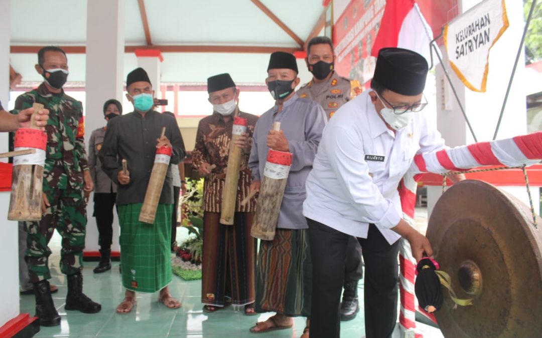 Bupati Rijanto Launching Kampung Tangguh Secara Serentak untuk 248 Desa dan Kelurahan