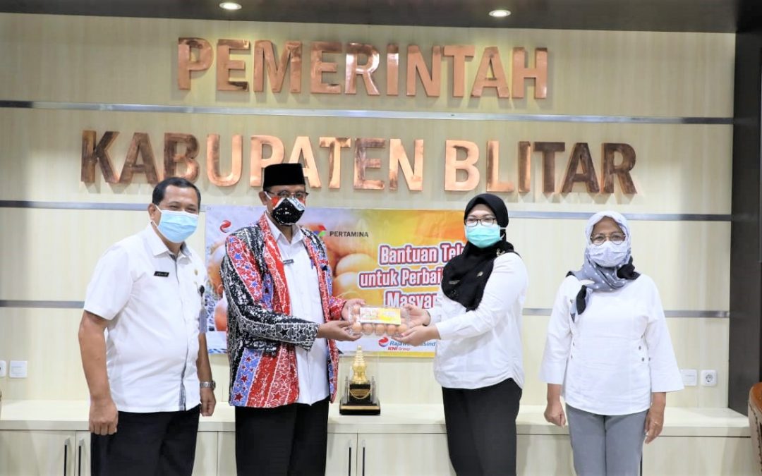 Pemkab Blitar Terima Bantuan Telur Sebanyak 2 Ribu Pack untuk Masyarakat Kurang Gizi di 6 Kecamatan
