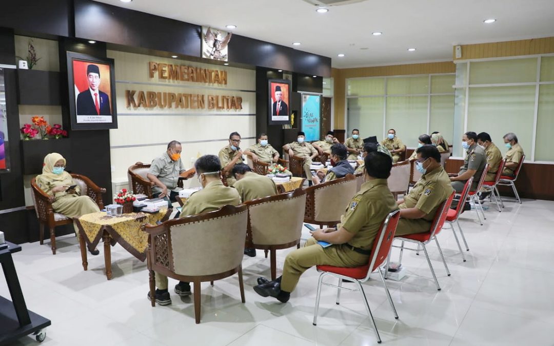 Pemkab Blitar Gelar Rapat Koordinasi PPKM Mikro Jilid II