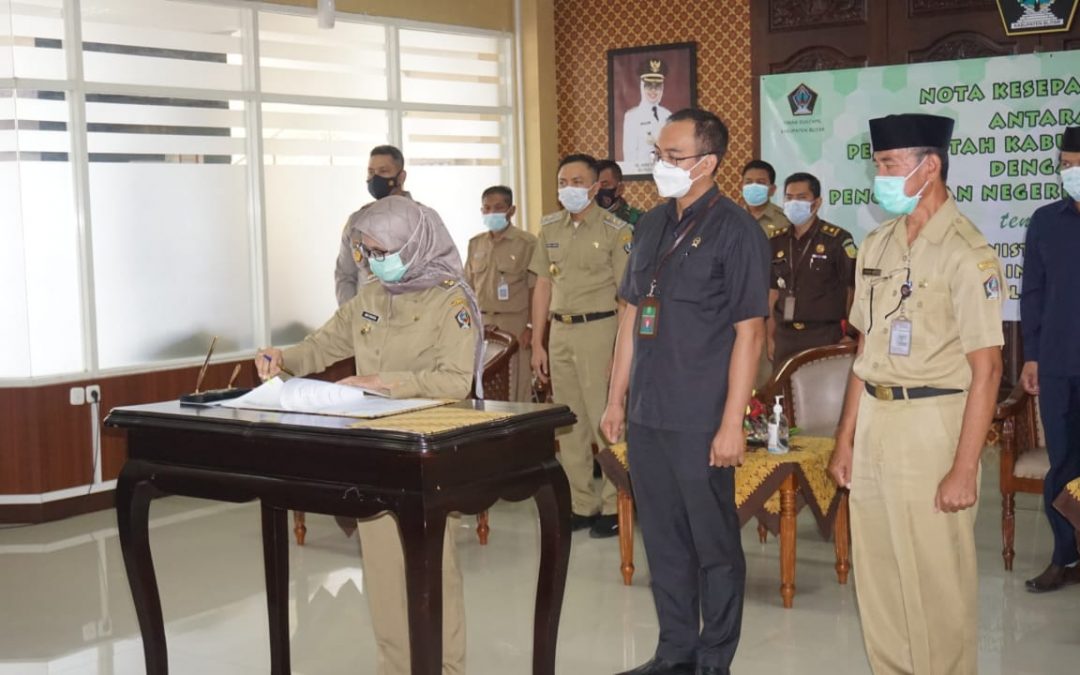 Wujudkan Masyarakat Tertib Administrasi Kependudukan, Pemkab Blitar Bekerjasama dengan Pengadilan Negeri Blitar Kelas 1B