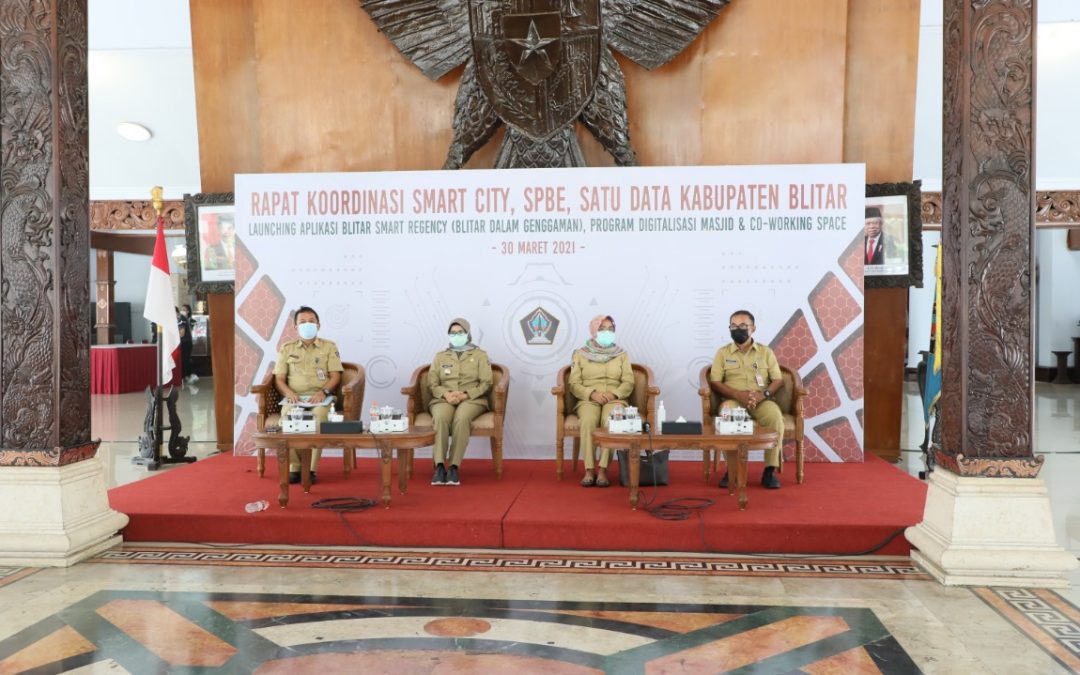 Kabupaten Blitar Launching Aplikasi Blitar Smart Regency