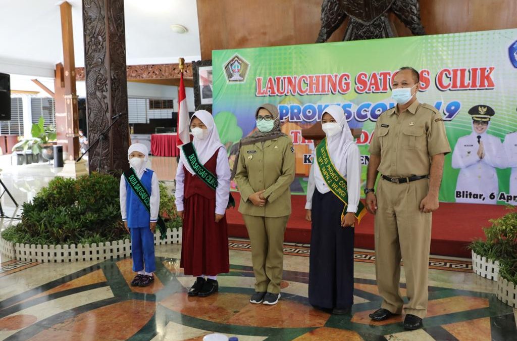 Siap Pembelajaran Tatap Muka, Pemkab Blitar Hadirkan Satgas Cilik Prokes Covid-19 di Sekolah