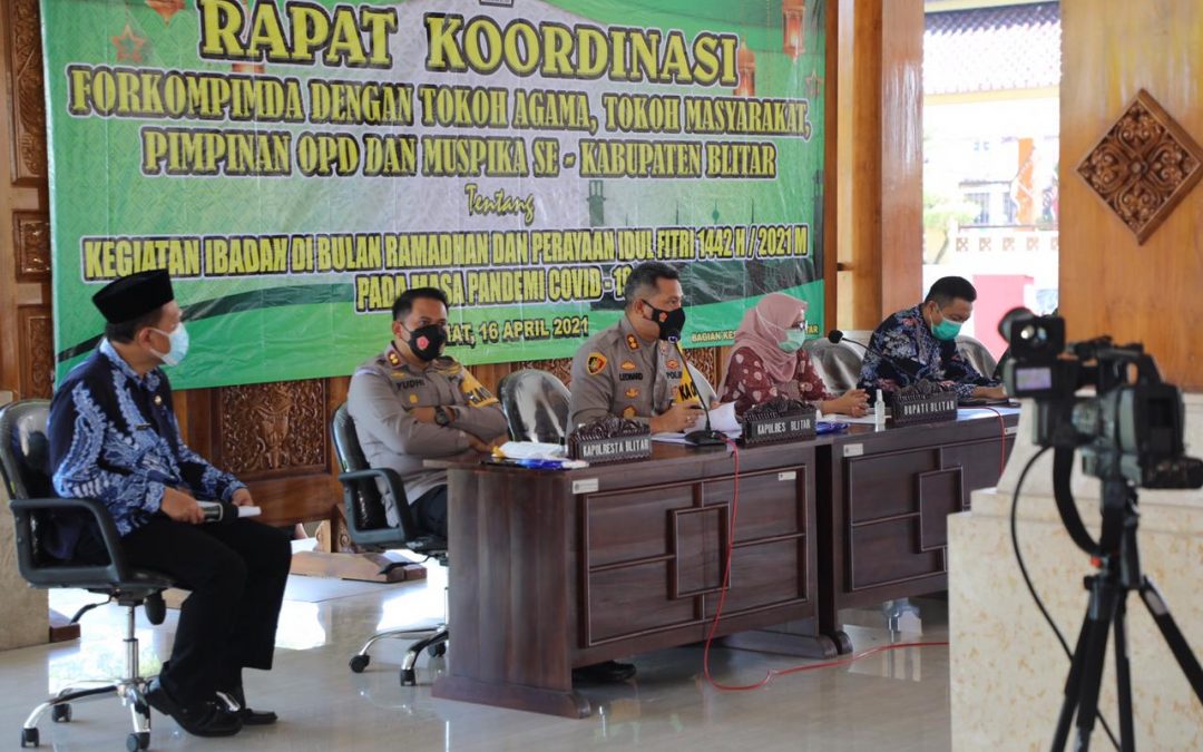 Bupati Blitar Tegaskan 10 Point Penting Pelaksanaan Ramadhan dan Idul Fitri