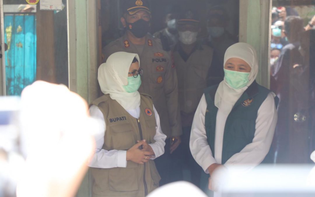 Gubernur Jatim dan Bupati Blitar Tinjau Titik Kerusakan Akibat Bencana Gempa Bumi di Kabupaten Blitar