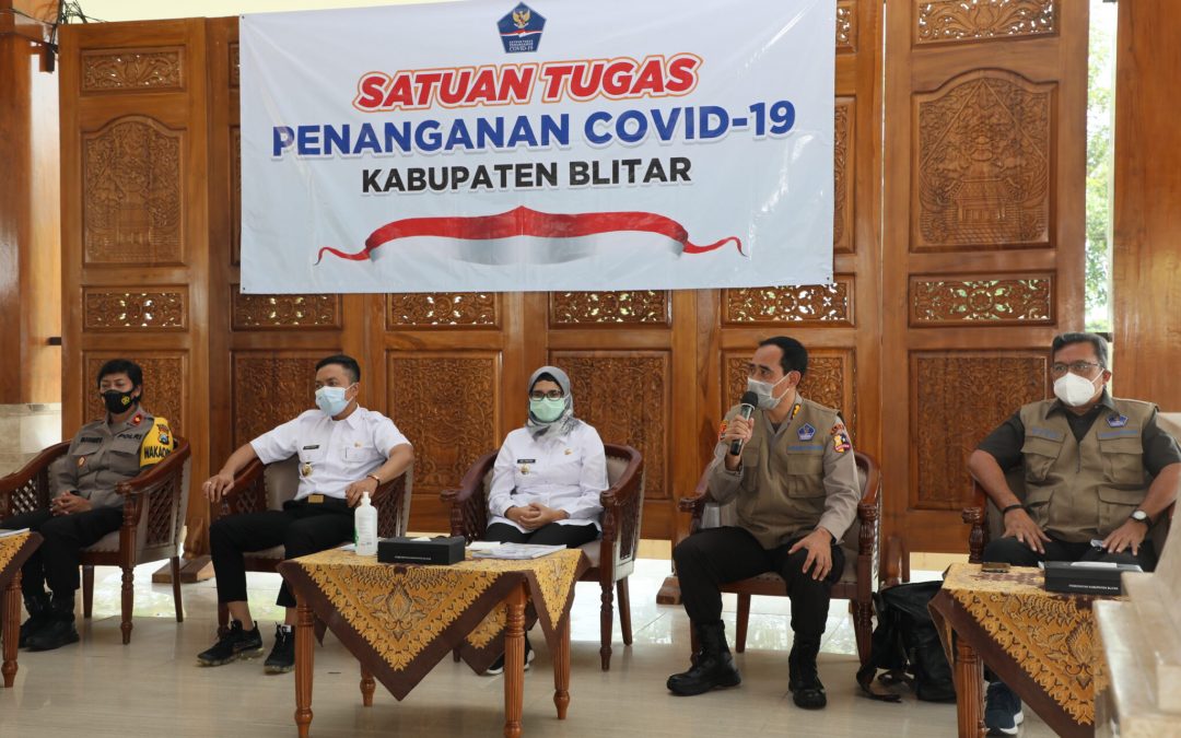 Bupati Blitar Terima Kunjungan Tim Satgas Pusat BNPB