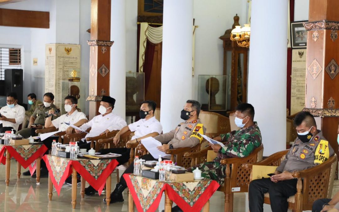 Wabup Rahmat Minta Seluruh Muspika Ambil Peran Maksimalkan Penanganan Covid-19