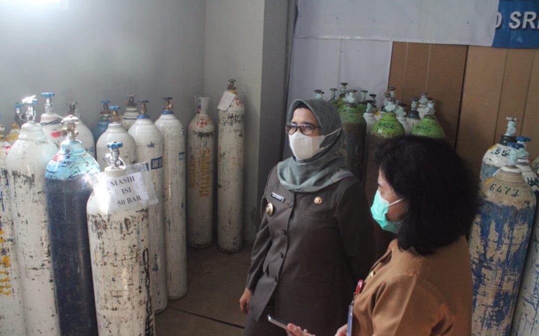 Bupati Blitar Pastikan Ketersediaan Tabung Gas Oksigen Aman di RSUD Srengat
