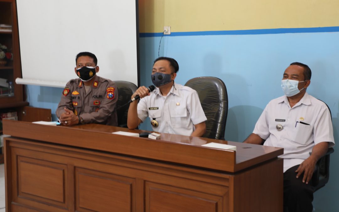 Wakil Bupati Blitar Bahas Penanganan Covid-19 di Kecamatan Ponggok