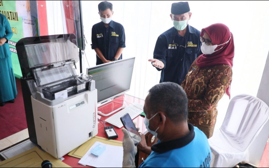 Permudah Layanan Adminduk, Bupati Blitar Launching KTP-EL Di Kecamatan Wates