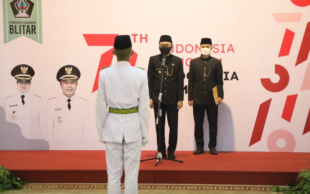 Purna Tugas, Paskibra Kabupaten Blitar Dapat Apresiasi dari Wakil Bupati Blitar