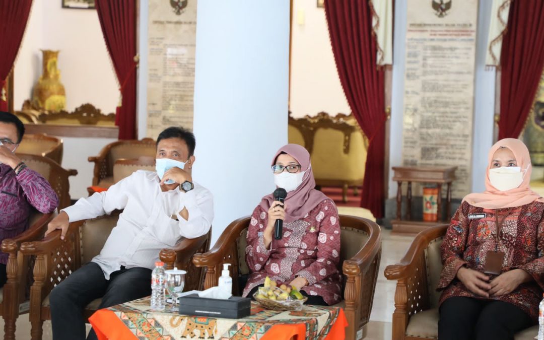 Bupati Blitar Terima Kunjungan Tim Penilaian lomba Perpustakaan Desa/Kelurahan Terbaik Tingkat Nasional