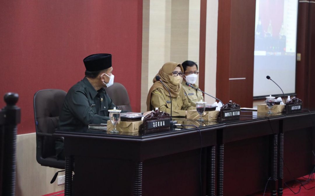 Pemkab Blitar Gelar Rapat Evaluasi PAD 2021