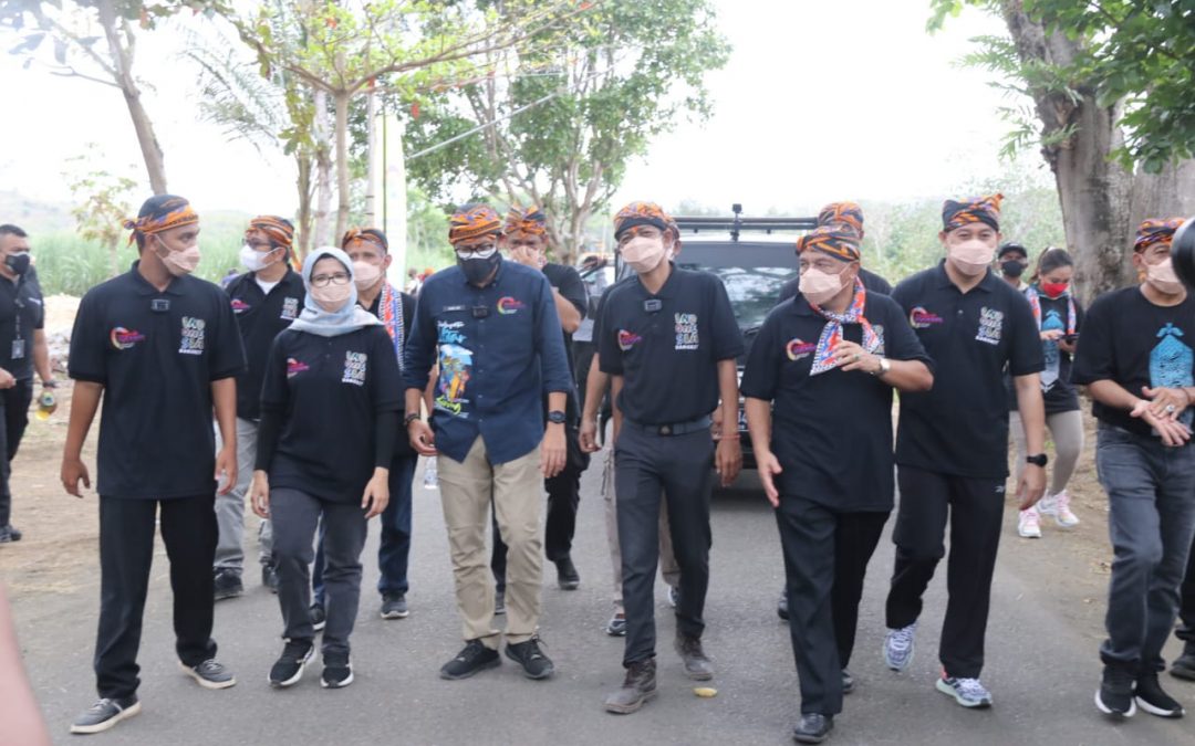 Masuk 50 besar Anugerah Desa Wisata Indonesia 2021, Menteri Pariwisata dan Ekonomi Kreatif Sandiaga Uno Kunjungi Desa Wisata Serang