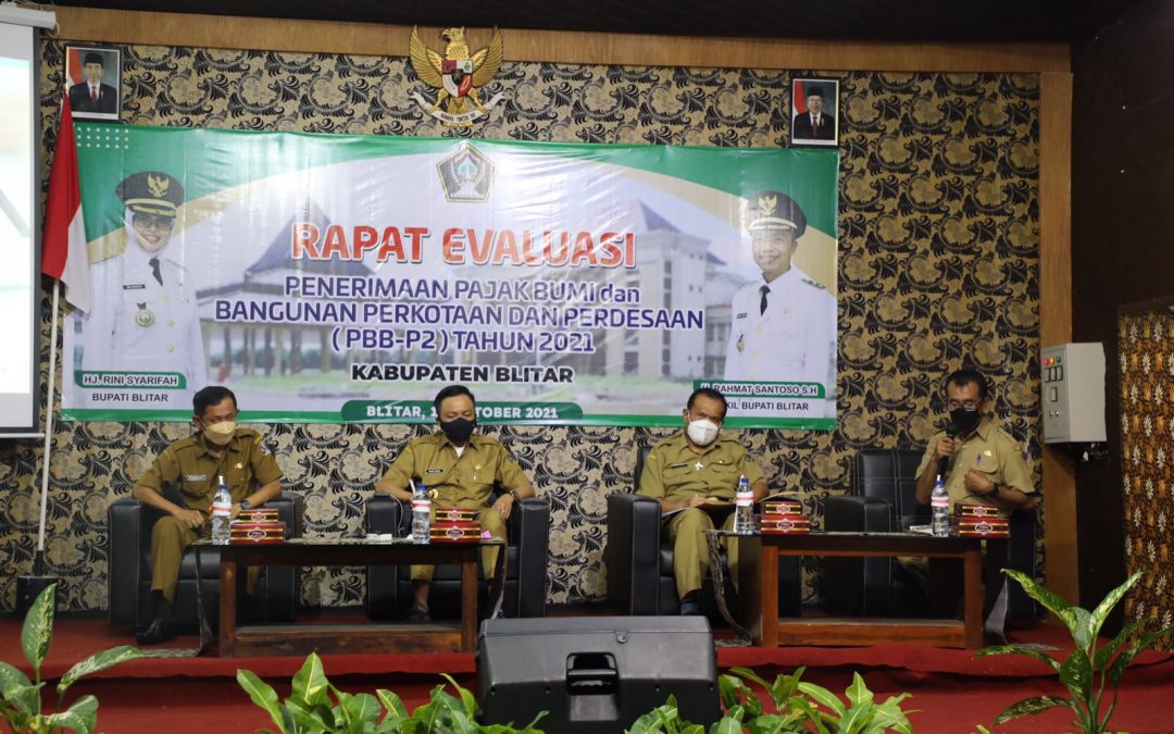 Hadiri Rapat Evaluasi Pajak dan Bangunan, Wabup Blitar Siapkan 4 Strategi Optimalisasi PBB-P2