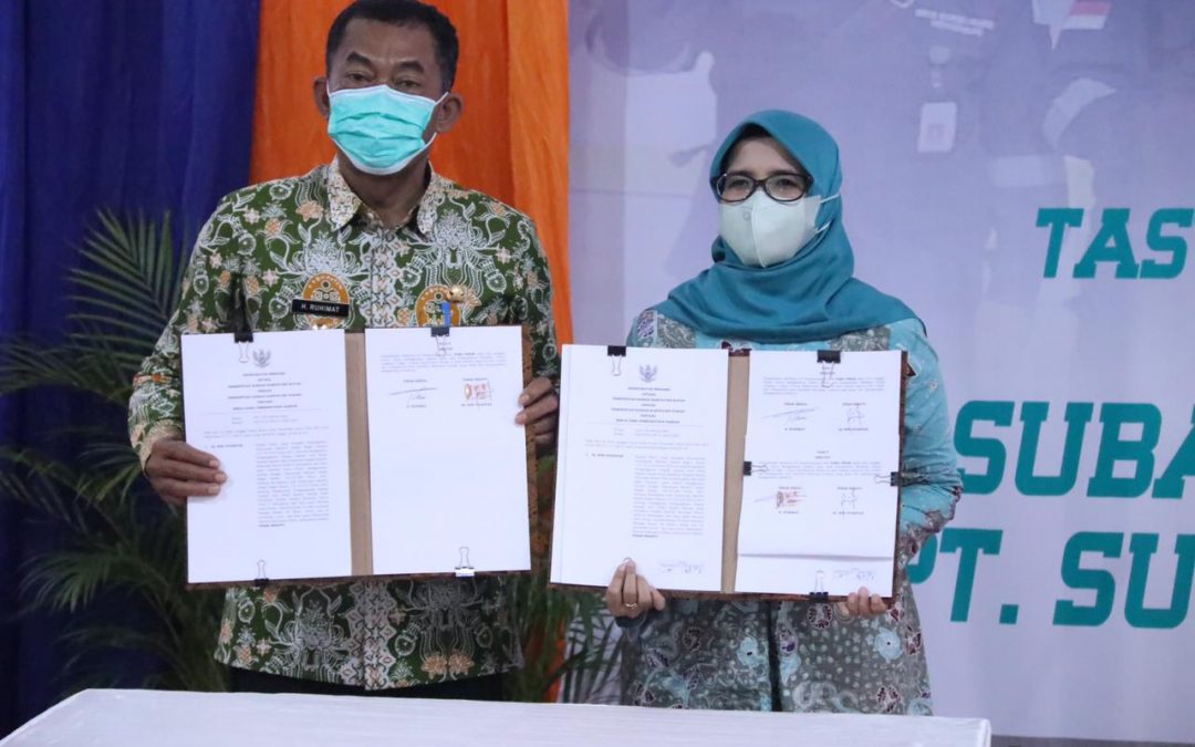 Guna Meningkatkan Produk Lokal, Bupati Blitar Lakukan MOU Pemerintah Kabupaten Subang