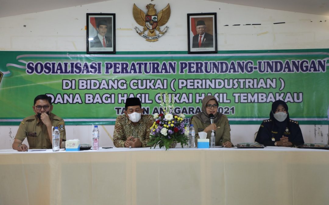 Pemkab Blitar Gelar Sosialisasi Peraturan Perundang-Undangan di Bidang Cukai