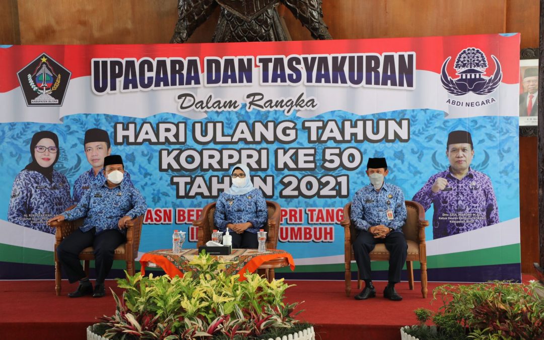 Pemkab Blitar Gelar Tasyakuran Hari Korpri ke 50
