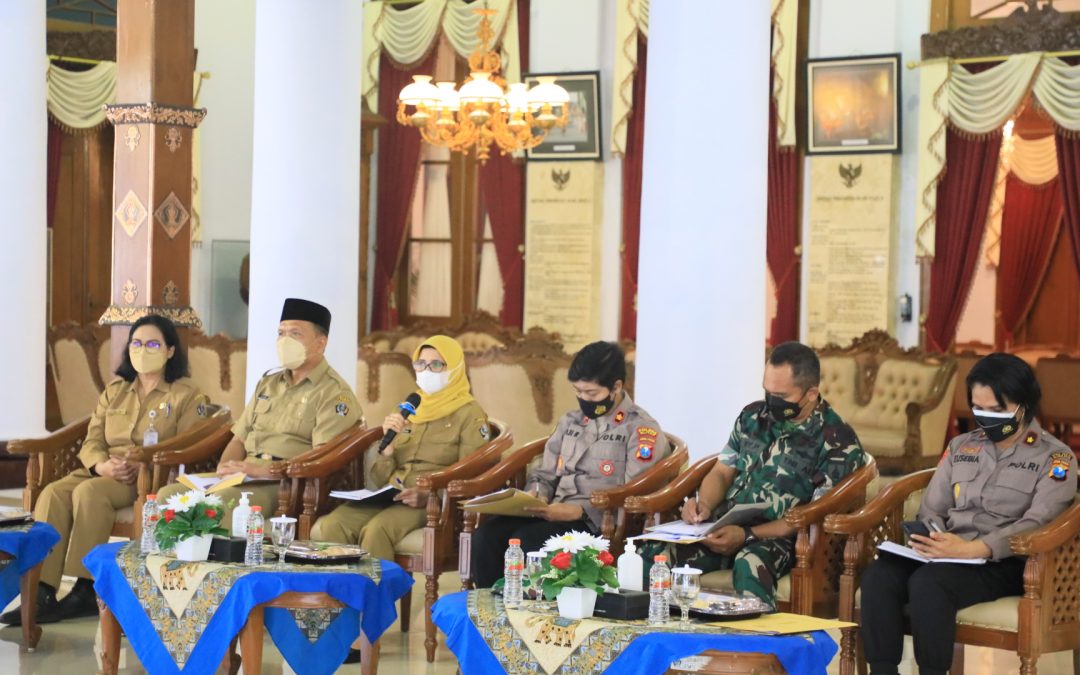 Dinas Kesehatan Kabupaten Blitar Gelar Rakor Covid-19