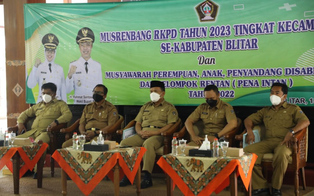 Bupati Blitar, Rini Syarifah Ajak OPD Serius Kawal Musrenbang Tahun 2023