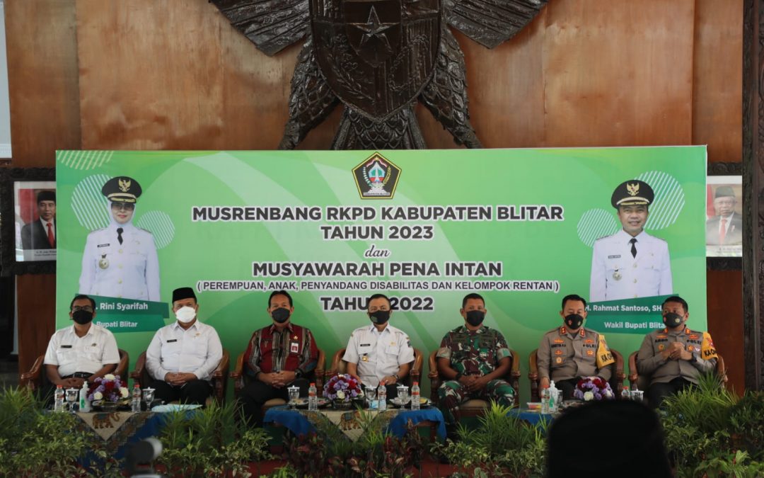 BAPPEDA Kabupaten Blitar Adakan Musrenbang RKPD 2023 dan Musyawarah Pena Intan 2022