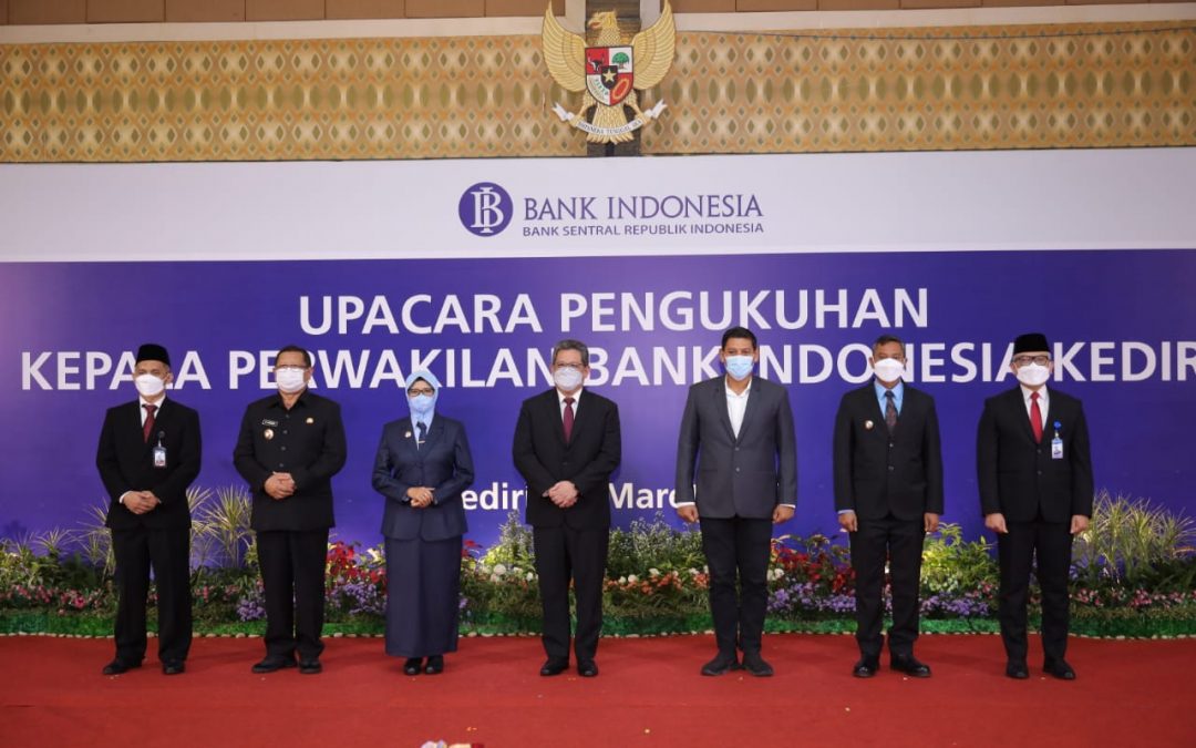 Bupati Blitar Hadiri Pengukuhan Kepala Perwakilan Bank Indonesia Kediri