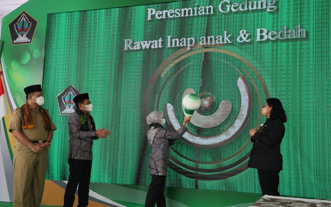 Bupati Blitar Resmikan Gedung Inap Anak dan Bedah Di RSUD Wlingi