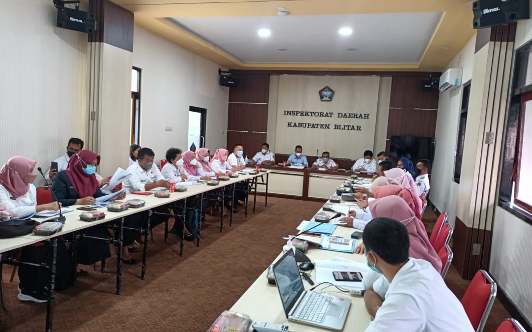 Wujudkan Pencegahan Korupsi dan Pelayanan Prima, Inspektorat Kabupaten Blitar Gelar Rakor Persiapan Evaluasi Pembangunan Zona Integritas
