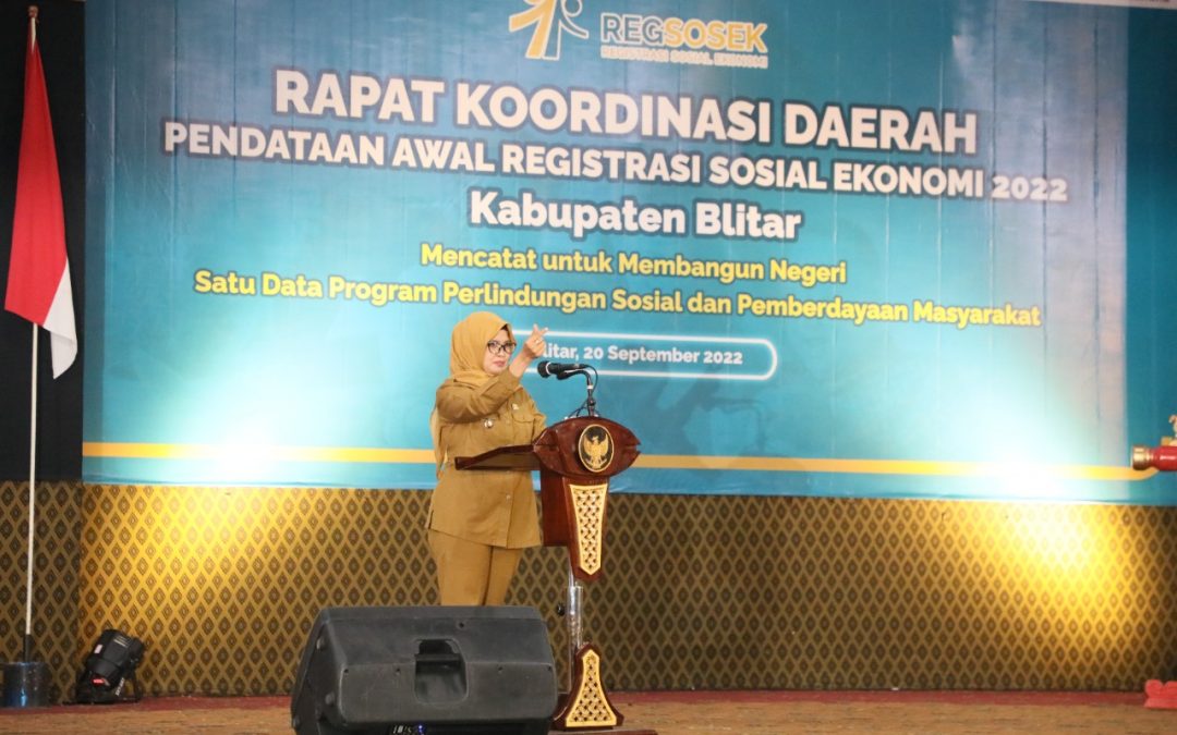 Mak Rini Buka Rakorda Pendataan Awal Regsosek 2022