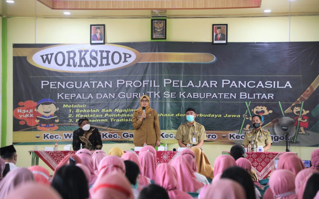 Bupati Blitar Buka Workshop Kelompok Kerja Kepala TK, Ini Pesan Penting yang Disampaikan