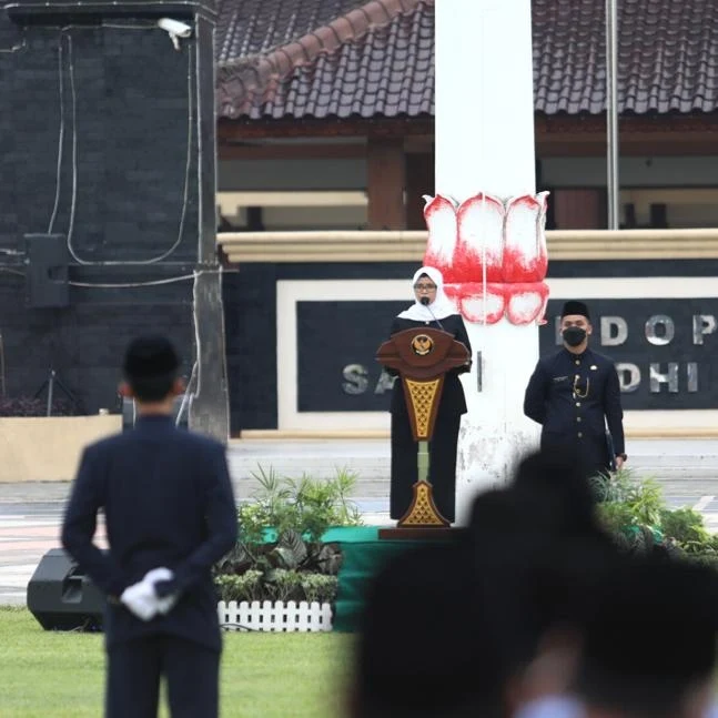 Pemkab Blitar Gelar Upacara Hari Jadi Provinsi Jatim Ke 77