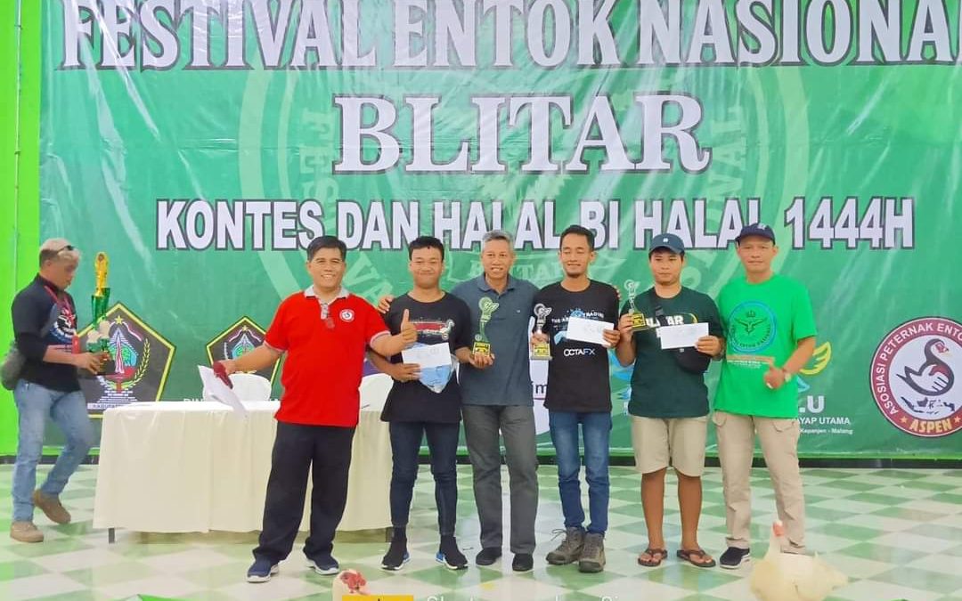 Kontes Entok Nasional 2023 Sukses Digelar, Entok Blitar Semakin Eksis dan Menjadi Alternatif Usaha Bagi Masyarakat