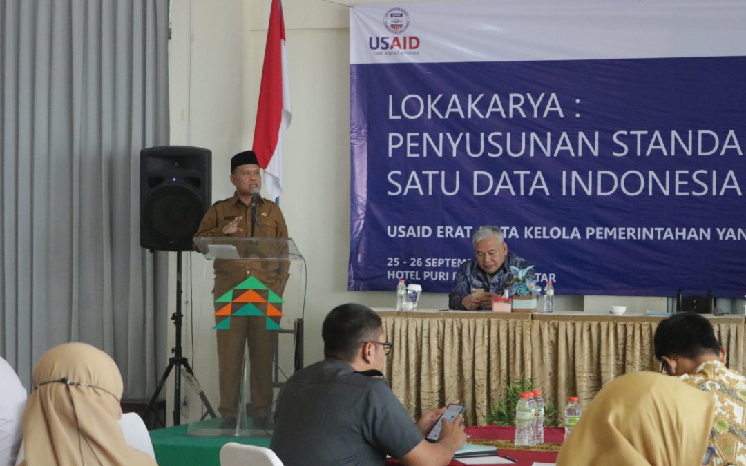 Tingkatkan Kualitas Data, Pemkab Blitar gelar Lokakarya Penyusunan Standar Data dan Metadata bersama USAID Erat