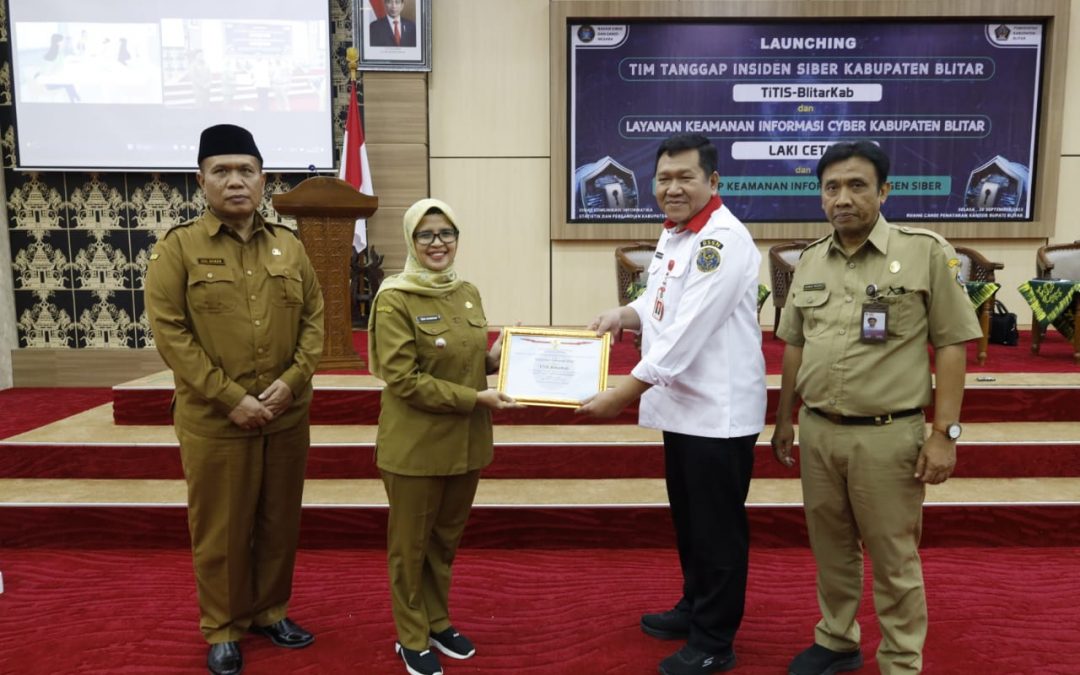 Dinas Komunikasi Informafika, Statistik dan Persandian Kabupaten Blitar Launching TiTIS Blitarkab dan Laki Cetar
