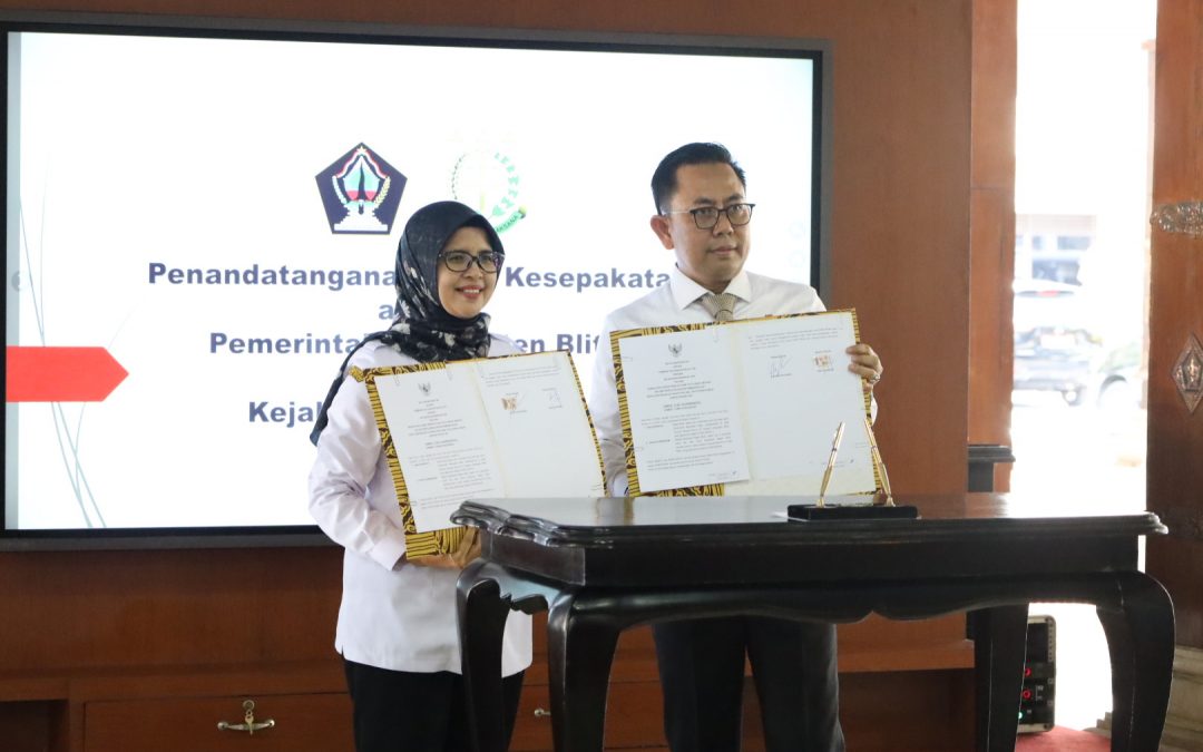 Pemerintah Kabupaten Blitar dan Kejaksaan Negeri Blitar Teken Nota Kesepakatan untuk Penguatan Fungsi Perdata dan Tata Usaha Negara